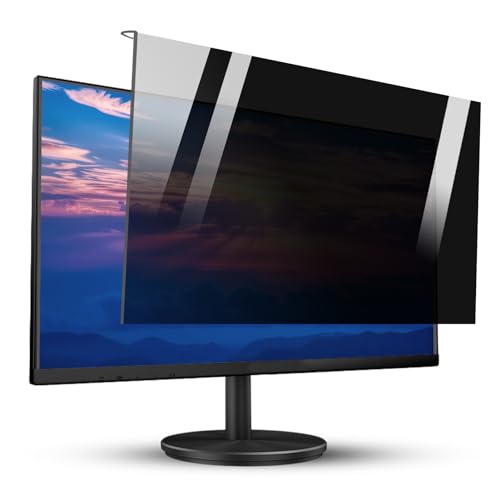 UKDUANWEI 18-32 Zoll Hanging Computer Privacy Screen, Anti-Spy Blue Light Blocking Screen Protector Film für Widescreen-Display (20/22in 490x317mm) von UKDUANWEI