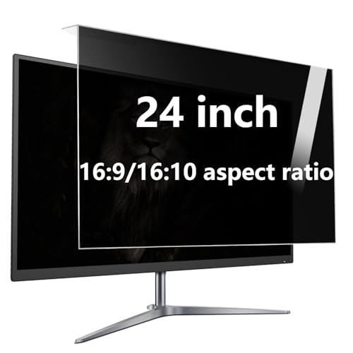 UKDUANWEI 18-32-Zoll-Monitor-Datenschutzfilter, Hanging Computer Protection Screen, Acryl-Anti-Kratzer-Datenschutzfilter für öffentliche Orte (24in(540 * 340mm)) von UKDUANWEI