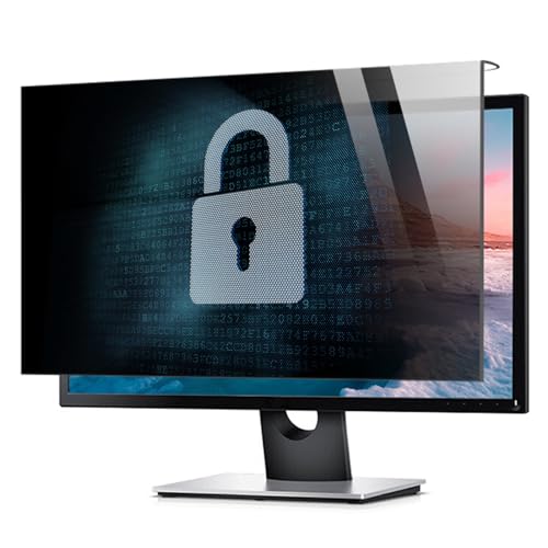 UKDUANWEI 18-32 Zoll hängende Computer-Sichtschutzfolie, blaulichtblockierende Displayschutzfolie, abnehmbarer Computermonitor-Bildschirmfilte (25/27in 612x356mm) von UKDUANWEI