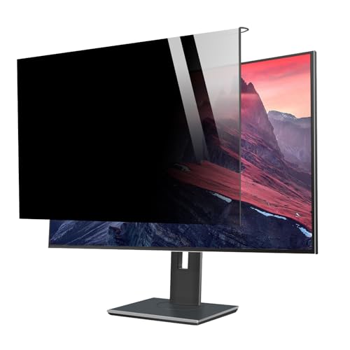 UKDUANWEI 24-Zoll-Computer-Blickschutzfilter, Desktop-PC-Breitbild-Monitorschutz, Rahmenaufhängung zum Schutz von Informationen (24in(547 * 320mm)) von UKDUANWEI