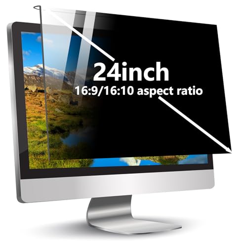 UKDUANWEI 24 -Zoll -Computer -Datenschutzbildschirm für Computermonitor, Hanging Typ Acryl Anti Scratch Anti Blue Light Screenschutzschild (24in(547 * 320mm)) von UKDUANWEI