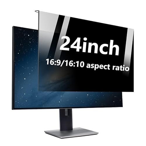 UKDUANWEI 24 -Zoll -Computer -Monitor -Datenschutzfilter, abnehmbarer Desktop -Bildschirmschild, Antiblau -Lichthänge -Acryl -Bildschirmschutzschutz (24in (547 * 320mm)) von UKDUANWEI