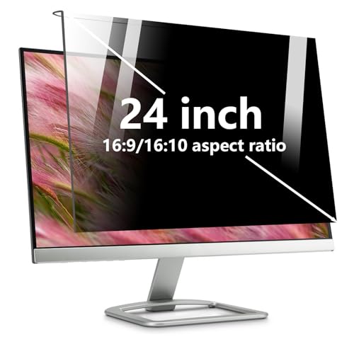 UKDUANWEI 24 -Zoll -Monitor -Bildschirmschutz, Hanging Computer Privacy Screen Filter, Anti -Scratch -Datenschutzschild (24in(547 * 320mm)) von UKDUANWEI