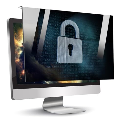 UKDUANWEI Hanging Frame, 24 -Zoll -Computer -Datenschutzbildschirm Blauer Lichtfilter, abnehmbarer Datenschutzschild für Widescreen Desktop Monitor (24in(547 * 320mm)) von UKDUANWEI