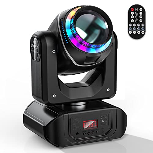 100W Moving Head Bühnenlicht,10 Muster+8 Farben+18 Prismen Strahleffekt Hohe Helligkeit Leistungsstarker Scheinwerfer Partylicht mit Fernbedienung für Disco Club Live Show Bar Hochzeit Weihnachten 100W Moving Head Bühnenlicht,10 Muster+8 Farben+18 Prismen Strahleffekt Hohe Helligkeit Leistungsstarker Scheinwerfer Partylicht mit Fernbedienung für Disco Club Live Show Bar Hochzeit Weihnachten von U`King