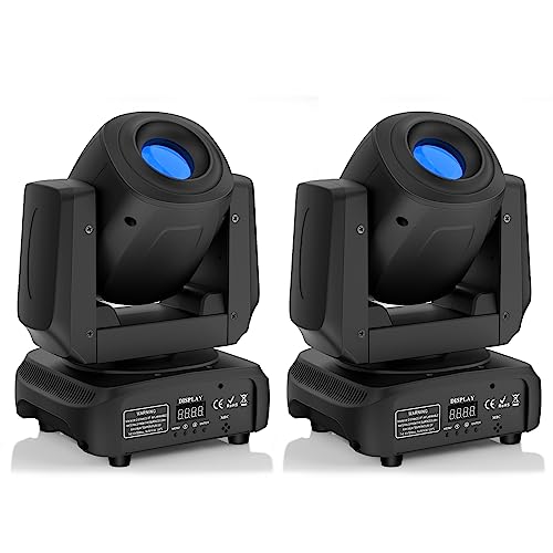 UKing 100W Moving Heads LED Strahler DMX 512 RGBW Prisma RGBW Lichteffekt 8 Farben 8 Gobos für DJ Disco Band Show Party Bühnenlichter von UKing