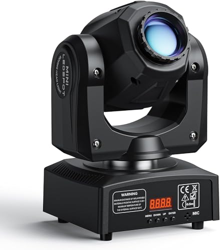 UKing 50W Moving Head LED Discolicht Partylicht DMX 512 RGBW Lichteffekte 8 Gobo 8 Farben 9/11 Kanäle für DJ Partybeleuchtung Licht UKing 50W Moving Head LED Discolicht Partylicht DMX 512 RGBW Lichteffekte 8 Gobo 8 Farben 9/11 Kanäle für DJ Partybeleuchtung Licht von U`King