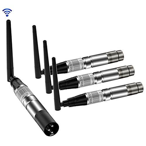 UKing Wireless DMX Controller, Wireless DMX512 Transmitter/Empfänger LED Lighting Controller Arbeit mit DMX-Controller für Moving Head Bühnenlicht Bars UKing Wireless DMX Controller, Wireless DMX512 Transmitter/Empfänger LED Lighting Controller Arbeit mit DMX-Controller für Moving Head Bühnenlicht Bars von U`King