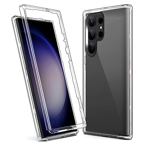 ULAK Schutzhülle für Samsung Galaxy S23 Ultra (17,3 cm) (17,3 cm) (keine Displayschutzfolie) – Transparent von ULAK