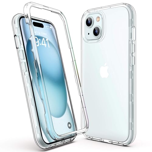 ULAK Handyhülle für iPhone 15 Plus Hülle Glitzer Durchsichtig Schutzhülle TPU Bumper Transparent Stoßfest Case Cover für iPhone 15 Plus 6,7 Zoll - Durchsichtig ULAK Handyhülle für iPhone 15 Plus Hülle Glitzer Durchsichtig Schutzhülle TPU Bumper Transparent Stoßfest Case Cover für iPhone 15 Plus 6,7 Zoll - Durchsichtig von ULAK