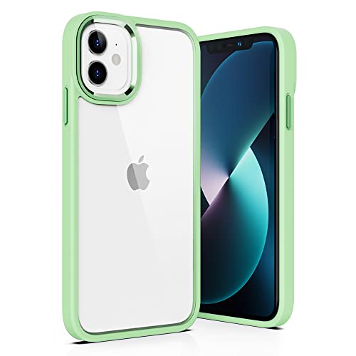 ULAK für iPhone 11 Hülle, Durchsichtig [Anti-Gelb] Handyhülle Clear Schutzhülle Bumper Transparent Stoßfest Case Cover für iPhone 11 6,1 Zoll - Grün von ULAK