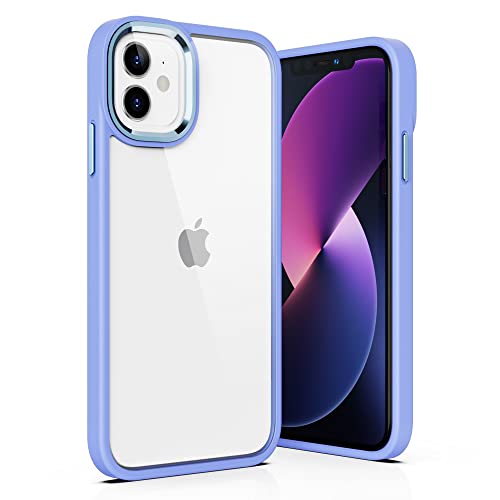 ULAK für iPhone 11 Hülle, Durchsichtig [Anti-Gelb] Handyhülle Clear Schutzhülle Bumper Transparent Stoßfest Case Cover für iPhone 11 6,1 Zoll - Lila von ULAK