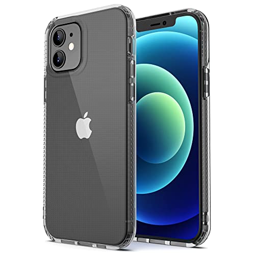 ULAK für iPhone 12/12 Pro Hülle Glitzer Transparent Schutzhülle Hard TPU Bumper Handyhülle Stoßfest Phone Case für Apple iPhone 12/iPhone 12 Pro 6,1 Zoll - Schwarz ULAK für iPhone 12/12 Pro Hülle Glitzer Transparent Schutzhülle Hard TPU Bumper Handyhülle Stoßfest Phone Case für Apple iPhone 12/iPhone 12 Pro 6,1 Zoll - Schwarz von ULAK
