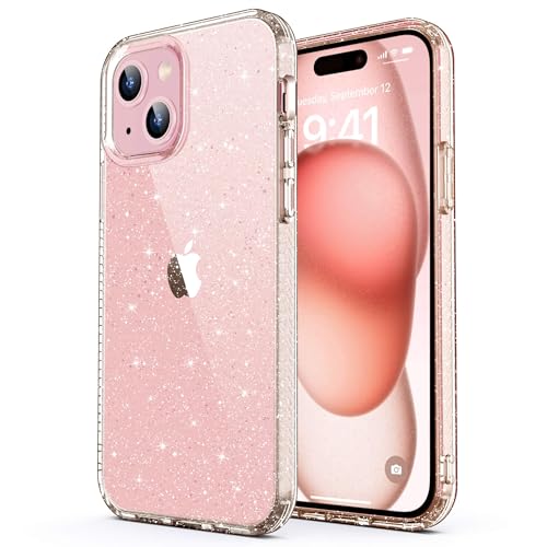 ULAK für iPhone 15 Hülle Glitzer Durchsichtige Schutzhülle Hard TPU Bumper Handyhülle Stoßfest Phone Case für Apple iPhone 15 6,1 Zoll - Glitzer Durchsichtige ULAK für iPhone 15 Hülle Glitzer Durchsichtige Schutzhülle Hard TPU Bumper Handyhülle Stoßfest Phone Case für Apple iPhone 15 6,1 Zoll - Glitzer Durchsichtige von ULAK