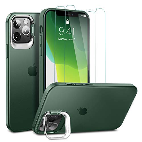 ULAK iPhone 12 Hülle, iPhone 12 Pro Schutzhülle Durchscheinend mit Standfunktion TPU Stoßfest Phone Case Cover für iPhone 12/iPhone 12 Pro 6,1 Zoll - Grün ULAK iPhone 12 Hülle, iPhone 12 Pro Schutzhülle Durchscheinend mit Standfunktion TPU Stoßfest Phone Case Cover für iPhone 12/iPhone 12 Pro 6,1 Zoll - Grün von ULAK