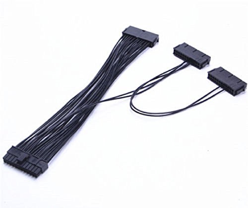 Triple PSU Kabel 3 Netzteil 24-Pin ATX Motherboard Adapter Kabel Kabel (30cm) Für BTC Miner Maschine von ULANSeN