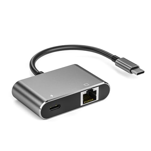 USB C auf RJ45 LAN Ethernet Gigabit Netzwerkadapter mit Chippset AX88179 mit 100W PD Aufladung für Windows/iOS/iPadOS/macOS/Linux USB C auf RJ45 LAN Ethernet Gigabit Netzwerkadapter mit Chippset AX88179 mit 100W PD Aufladung für Windows/iOS/iPadOS/macOS/Linux von ULANSeN