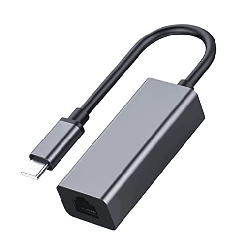 USB C to Ethernet Adapter,2,5 GBase-T Typ C Netzwerkadapter RTL8156B 2500/1000/100Mbps USB C 3.1 Gigabit Ethernet Karte RJ45 LAN Controller für Laptop Desktop von ULANSeN