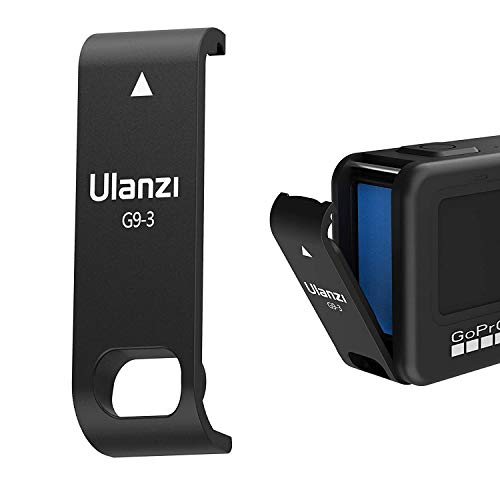 ULANZI G9-3 Kunststoff Schutzhülle für GoPro Hero 9 Schwarz, Akku-Tür-Ladeabdeckung, Vlog Zubehör für Go Pro 9 Action Cam von ULANZI Select