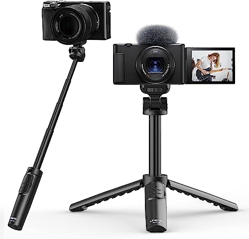 ULANZI RMT-01 Kabelloser Handgriff Stativ für Sony ZV/A/R/FX Serie, Canon R/D/Mark Serie, Nikon Z Serie, Smartphone, Selfie Stick mit Fernbedienung Fokus Zoom, Kamera Stativ für Video Vlog von ULANZI Select