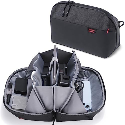 ULANZI TRAKER 2,5L Elektronik Organizer Tasche mit Magnet Zubehörtasche Reise Wasserdicht Elektronik Case für ipad Mini 5/6, Handy, Kabel, Ladegerät, Selfie Stick, Karte, Powerbank von ULANZI Select