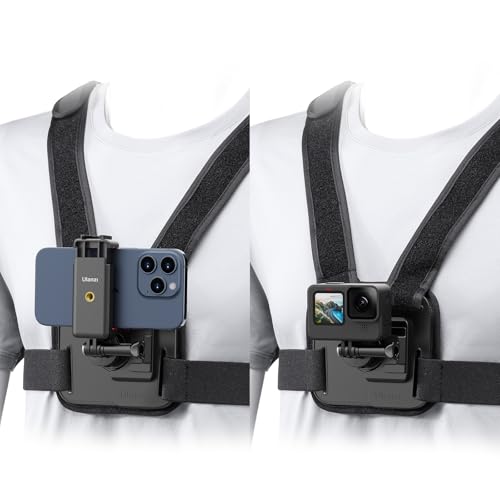 ULANZI CM028 Verstellbarer Brustgurt – Vertikale/Horizontale Umschaltung für GoPro DJI Insta360 Action-Kameras – Phone-POV-Brustgurt für iPhone Samsung Kameras ULANZI CM028 Verstellbarer Brustgurt – Vertikale/Horizontale Umschaltung für GoPro DJI Insta360 Action-Kameras – Phone-POV-Brustgurt für iPhone Samsung Kameras von ULANZI