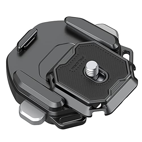ULANZI F38 Kamera Schnellwechselplatte mit Schultergurt-Halterung, Schnellverschluss für Schultergurte Kit V2, Arca Swiss Quick Release Platte mit 1/4 Schraube, passend für DSLR/Sony/Nikon ULANZI F38 Kamera Schnellwechselplatte mit Schultergurt-Halterung, Schnellverschluss für Schultergurte Kit V2, Arca Swiss Quick Release Platte mit 1/4 Schraube, passend für DSLR/Sony/Nikon von ULANZI