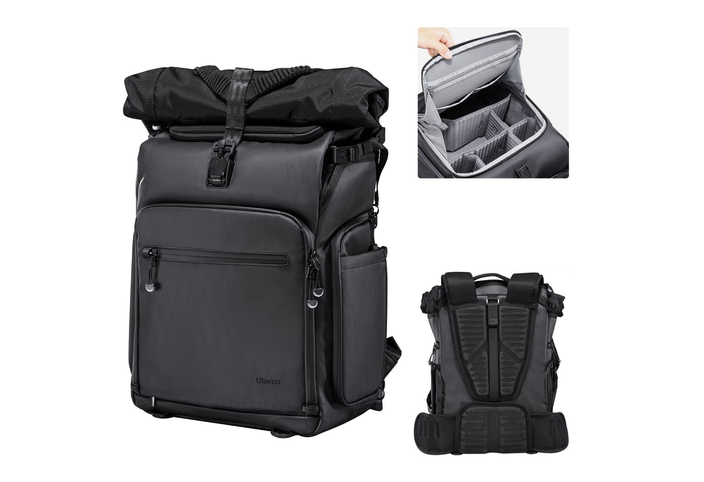 ULANZI Fotorucksack BT01 Business Reise Rucksack Trocken/Nass Trennung 32,64L Reisetasche ULANZI Fotorucksack BT01 Business Reise Rucksack Trocken/Nass Trennung 32,64L Reisetasche von ULANZI