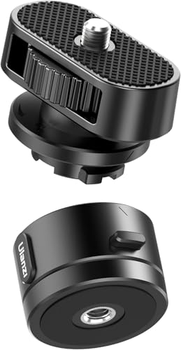 ULANZI Go Quick II auf 1/4" Adapter 1/4" Gewinde Go Quick II Basis + 1/4" Schraube Quick Release Abdeckung, Kompatibel mit Go Quick II Selfie Stick/Tripod/Monopod/Kompaktkamera/Handy/Videolicht ULANZI Go Quick II auf 1/4" Adapter 1/4" Gewinde Go Quick II Basis + 1/4" Schraube Quick Release Abdeckung, Kompatibel mit Go Quick II Selfie Stick/Tripod/Monopod/Kompaktkamera/Handy/Videolicht von ULANZI