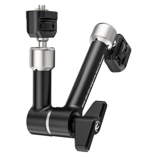 ULANZI HD01 10 Zoll Kamera Magic Arm, Einstellbare Reibungskraft Gelenkarm mit 1/4 Zoll Gewindeschraube für LED-Licht Mikrofon Video Rig Stativ von ULANZI