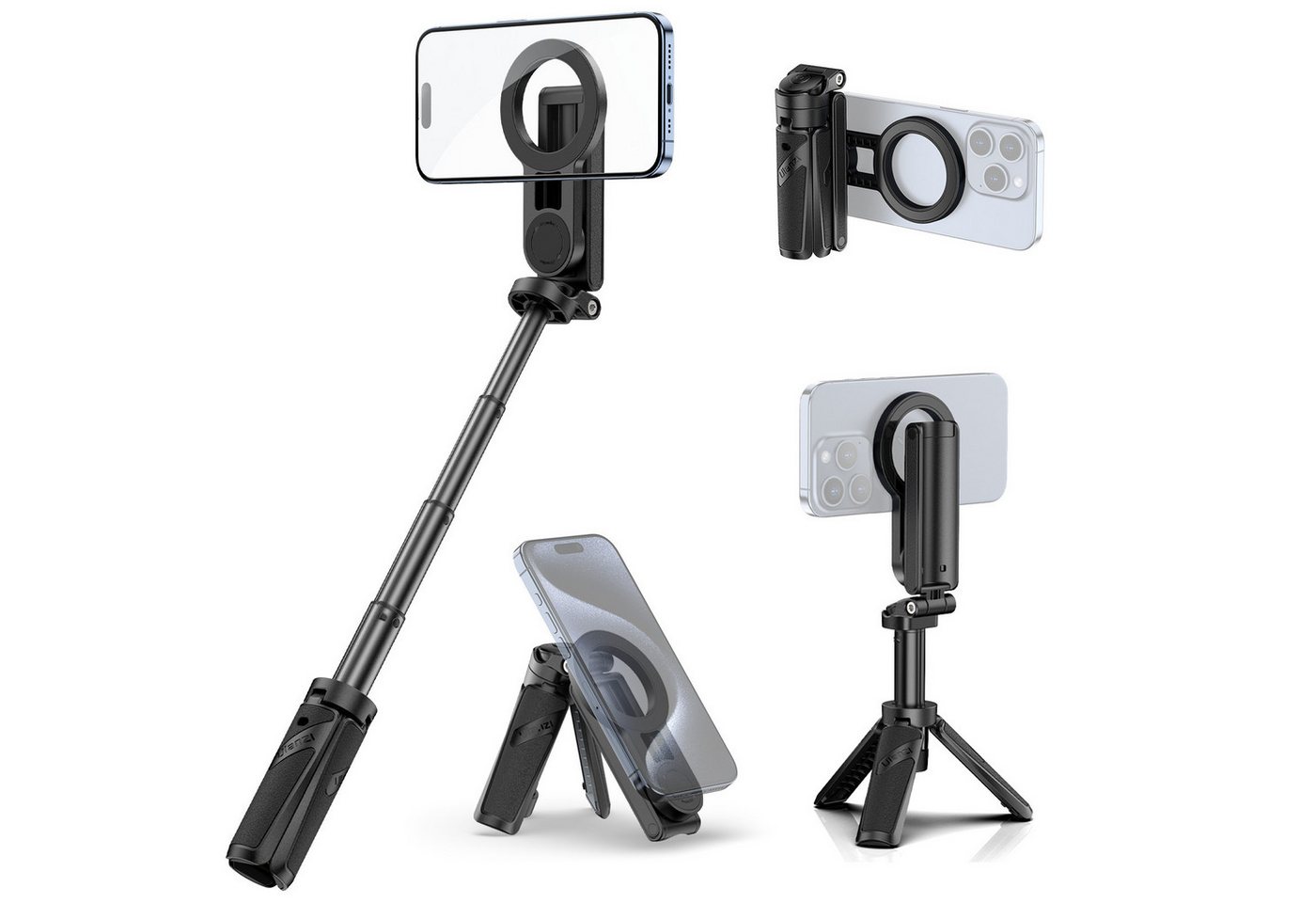 ULANZI JJ03 3-in-1 Magnetischer Stativ-Selfie-Stick für iPhone Handstativ ULANZI JJ03 3-in-1 Magnetischer Stativ-Selfie-Stick für iPhone Handstativ von ULANZI