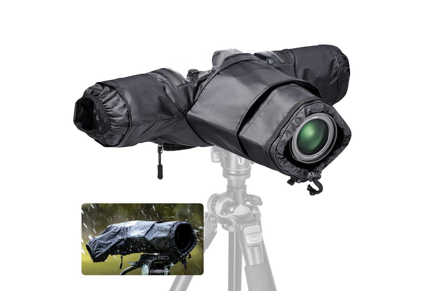 ULANZI Kamera-Hülle RC01 Adjustable Waterproof Camera Rain Cover for Canon Nikon ULANZI Kamera-Hülle RC01 Adjustable Waterproof Camera Rain Cover for Canon Nikon von ULANZI