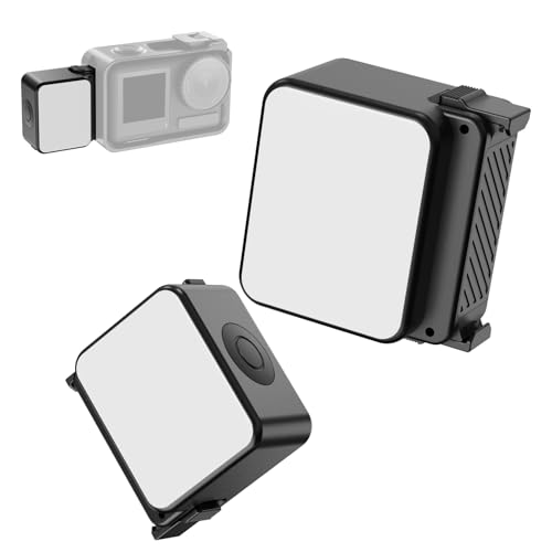 ULANZI LM18 Mini Video Licht mit magnetischem Schnellverschluss, Action Kamera Licht mit 500mAh Akku, Tragbares Foto Licht für DJI OSMO Action 3/4/5/5 pro von ULANZI