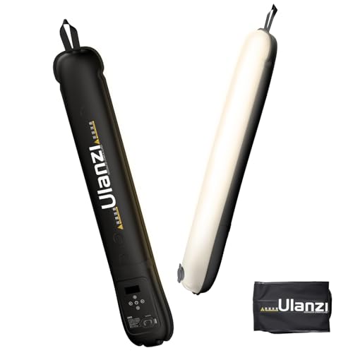 ULANZI UA12 Tragbare Luftschlauchleuchte, 12W Air Tube Light Zweifarbig 2700-6500K, Handheld LED Video Licht 18Wh Akku USB-C Wiederaufladbar, Wasserdicht Aufblasbarer Led Tube für Fotografie/Camping ULANZI UA12 Tragbare Luftschlauchleuchte, 12W Air Tube Light Zweifarbig 2700-6500K, Handheld LED Video Licht 18Wh Akku USB-C Wiederaufladbar, Wasserdicht Aufblasbarer Led Tube für Fotografie/Camping von ULANZI