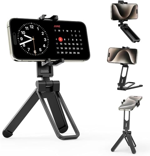ULANZI MA26 Faltbares Handy-Stativ, Mini-Stand & Handheld-Modus, 360-Grad-Drehung, Desktop-Ständer, Selfie Stick, Stabil, Leicht, 4,5 Zoll ULANZI MA26 Faltbares Handy-Stativ, Mini-Stand & Handheld-Modus, 360-Grad-Drehung, Desktop-Ständer, Selfie Stick, Stabil, Leicht, 4,5 Zoll von ULANZI