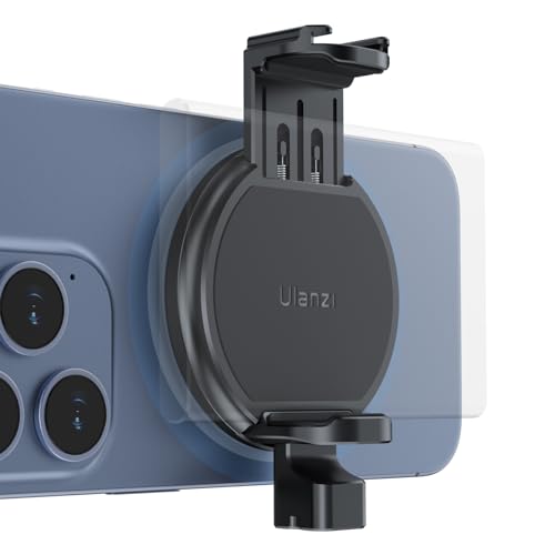 ULANZI MG10 Magnetischer Handy-Stativ-Adapter mit Festplattenhalterklemme, Handy-Stativhalterung mit kaltem Schuh für iPhone 15, 14, 13, 12 Pro Max Pro Plus Mini und MagSafe Case ULANZI MG10 Magnetischer Handy-Stativ-Adapter mit Festplattenhalterklemme, Handy-Stativhalterung mit kaltem Schuh für iPhone 15, 14, 13, 12 Pro Max Pro Plus Mini und MagSafe Case von ULANZI
