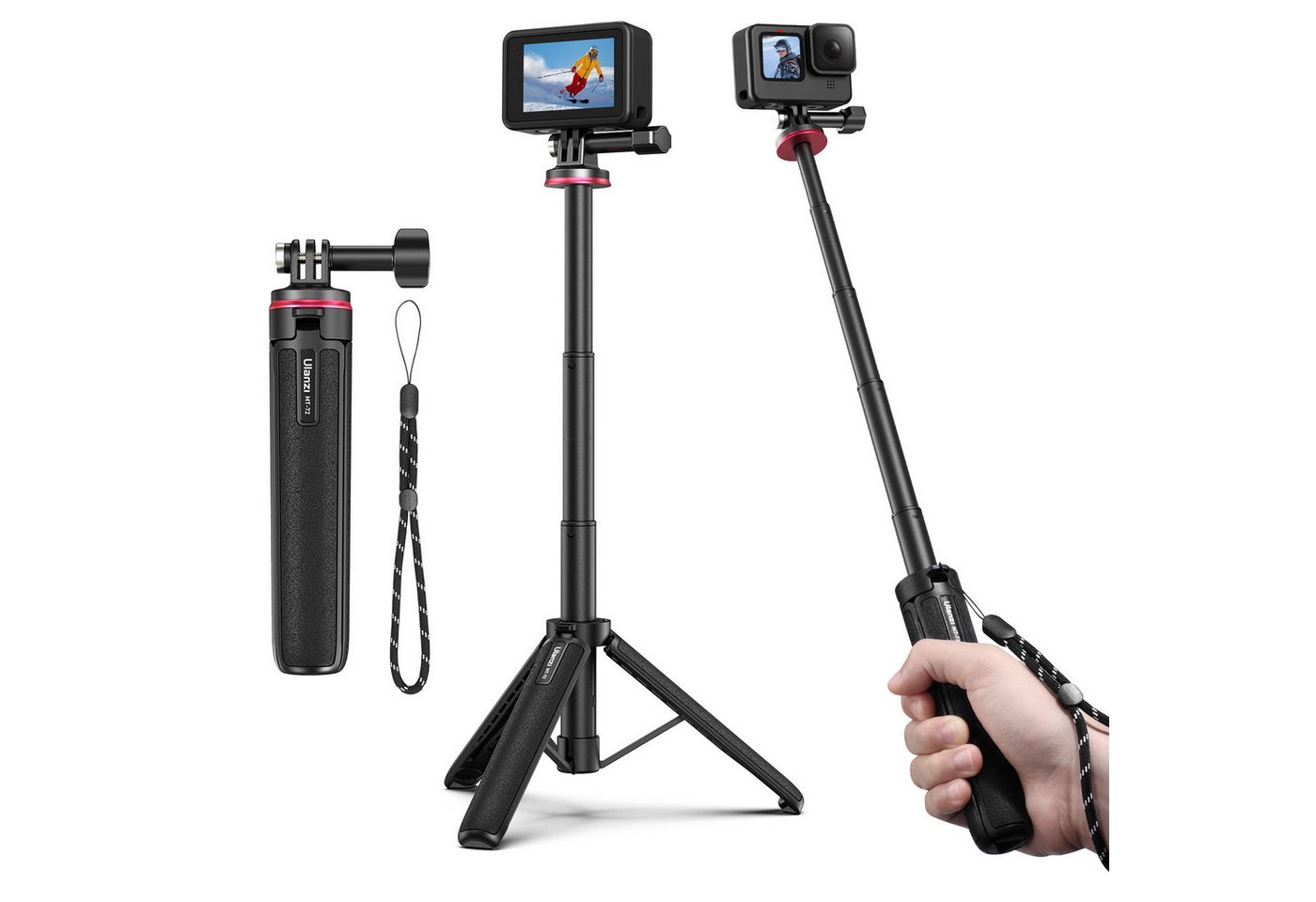 ULANZI MT-72 Ausziehbares Magnetstativ für GoPro DJI OSMO Action 3 Dreibeinstativ ULANZI MT-72 Ausziehbares Magnetstativ für GoPro DJI OSMO Action 3 Dreibeinstativ von ULANZI
