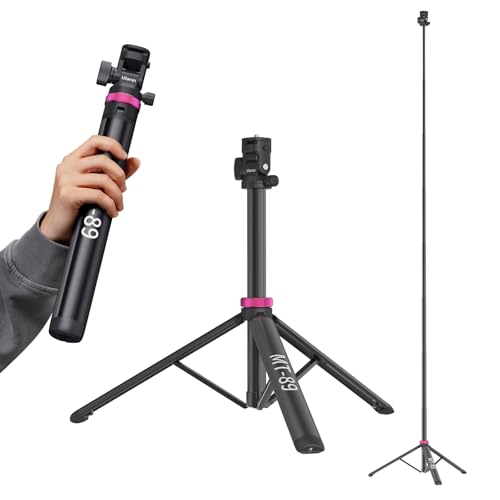 ULANZI MT-89 Ausziehbares Stativ Aluminium, 208cm Lichtstativ tragbares verstellbares mit 1/4 Zoll Schraube, Schnellverschluss, 360° Kugelkopf, Kamera Handy stativ für Kamera, Videolicht, Smartphone ULANZI MT-89 Ausziehbares Stativ Aluminium, 208cm Lichtstativ tragbares verstellbares mit 1/4 Zoll Schraube, Schnellverschluss, 360° Kugelkopf, Kamera Handy stativ für Kamera, Videolicht, Smartphone von ULANZI