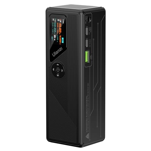 ULANZI BS004 Battery für Kamera, Akku für Camcorder mit 19200mAh Akkukapazität, PD 100W, 1~24V einstellbare Spannung, Typ-C/DC, OLED Display, mit 1/4" & 3/8" Schraublöchern für Videoleuchte ULANZI BS004 Battery für Kamera, Akku für Camcorder mit 19200mAh Akkukapazität, PD 100W, 1~24V einstellbare Spannung, Typ-C/DC, OLED Display, mit 1/4" & 3/8" Schraublöchern für Videoleuchte von ULANZI