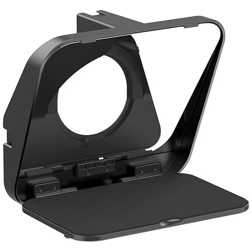 ULANZI RT02 Universal Autocue für Kamera und Smartphones – Kompaktes Modell – Lesen vom Smartphone oder Tablet – Inklusive Fernbedienung und App – Schwarz von Ulanzi