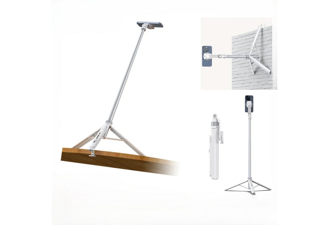 ULANZI TT88 Overhead Selfie Stick Kabelloses Stativ Magsafe Clip für iPhone Dreibeinstativ ULANZI TT88 Overhead Selfie Stick Kabelloses Stativ Magsafe Clip für iPhone Dreibeinstativ von ULANZI