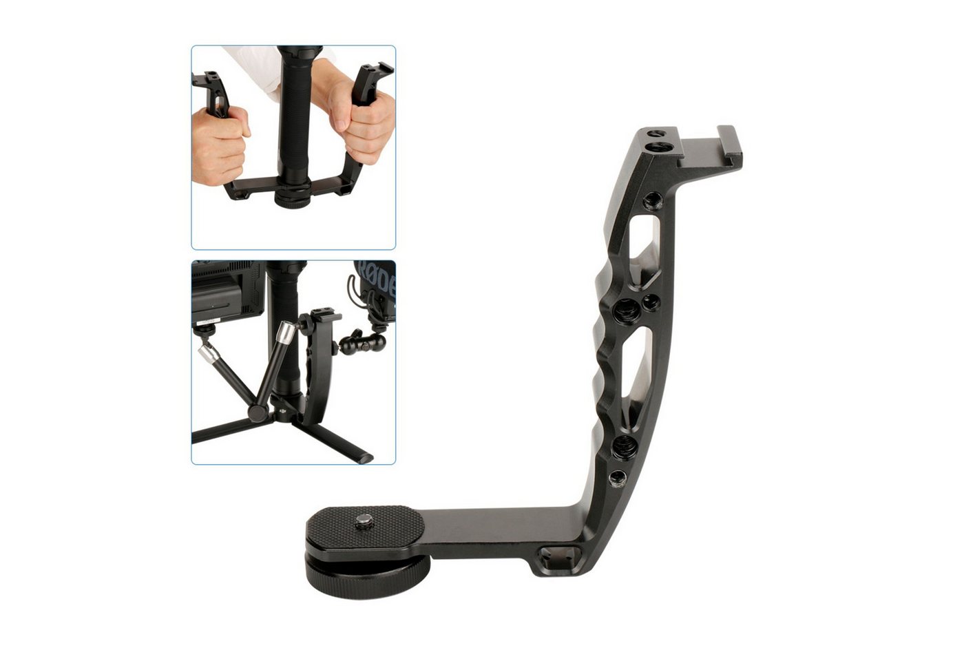 ULANZI UURig DH03 L Type Bracket Stabilzer for DJI Ronin S/SC & Zhiyun Action Cam-Halterung ULANZI UURig DH03 L Type Bracket Stabilzer for DJI Ronin S/SC & Zhiyun Action Cam-Halterung von ULANZI