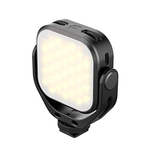 Ulanzi VIJIM VL66 Bi-Color Mini LED Lampe Drehbar für Smartphone und Kamera mit einstellbare Farbtemperatur 2500K-6500K und 2000mAh Akku USB-C Soft Light Beleuchtung Videolicht von Marie Ann