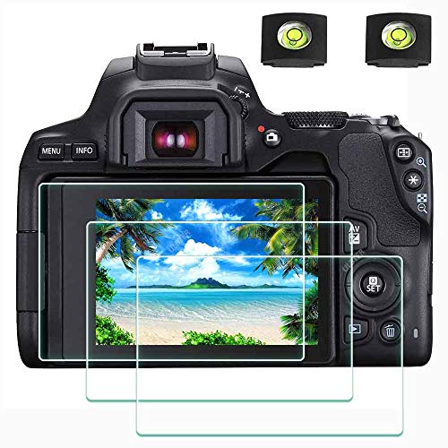 ULBTER Displayschutzfolie Schutzfolie für Canon EOS 250D DSLR-Kamera und Blitzschuhabdeckung, 0,3 mm 9H Härte gehärtetes Glas Kratzfest, Anti-Fingerabdruck- 3 Stück ULBTER Displayschutzfolie Schutzfolie für Canon EOS 250D DSLR-Kamera und Blitzschuhabdeckung, 0,3 mm 9H Härte gehärtetes Glas Kratzfest, Anti-Fingerabdruck- 3 Stück von ULBTER
