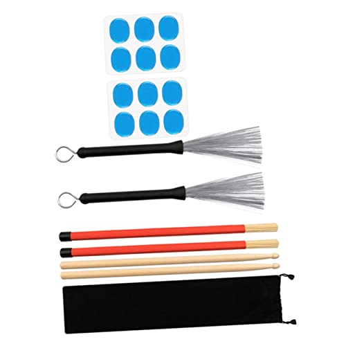 ULDIGI 1Satz Schlagzeug Sticks Set mit Drahtbürsten Jazz und Leichte Percussion Komfortablem Griff für Anfänger und Fortgeschrittene ULDIGI 1Satz Schlagzeug Sticks Set mit Drahtbürsten Jazz und Leichte Percussion Komfortablem Griff für Anfänger und Fortgeschrittene von ULDIGI