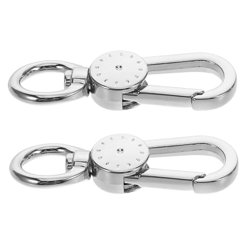ULDIGI 2 Stück Handy Lanyard Schnalle Zubehör Zur Schlüsselanhängerherstellung Hängende Schnalle Drehverschluss Schlüsselanhänger-karabiner Handy Schnalle Silver Metall ULDIGI 2 Stück Handy Lanyard Schnalle Zubehör Zur Schlüsselanhängerherstellung Hängende Schnalle Drehverschluss Schlüsselanhänger-karabiner Handy Schnalle Silver Metall von ULDIGI