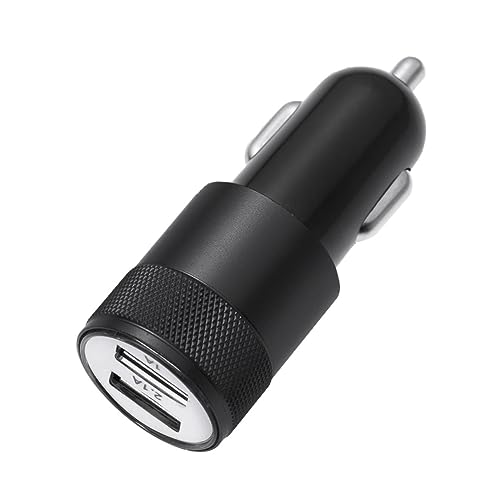 ULDIGI 2.1A Duales USB Autoladegerät aus Aluminiumlegierung Anschlüsse Schnellladend für Smartphones Tablets Kompakt Leicht Schwarz für Reisen ULDIGI 2.1A Duales USB Autoladegerät aus Aluminiumlegierung Anschlüsse Schnellladend für Smartphones Tablets Kompakt Leicht Schwarz für Reisen von ULDIGI