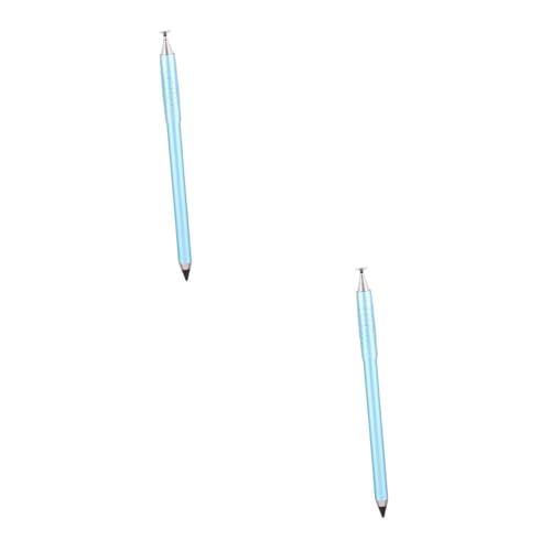 ULDIGI 2st Kapazitiver Disc-Stift Stifte Für Tablets Smartphone-Stift Schreibstift Für Tabletts Eingabestifte Für Berührungsbildschirme Digitaler Touchscreen-Stift Aluminium Blue von ULDIGI