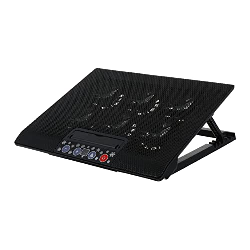 ULDIGI Laptop-kühlgestell für Den Hals 6 Lüfter Verstellbarer Ständer Desktop-laptopständer Laptop-zubehör Computer-Rack Schwarzer Lüfter mit Mehreren Geschwindigkeiten von ULDIGI