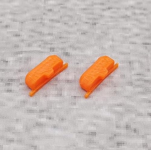 ULEIVA Ersatz Power Knopf 2X Orange kompatibel mit Garmin Edge 800/810 Power Button GPS Fahrradcomputer Rennrad Ersatzteil Reparatur (Orange) von ULEIVA